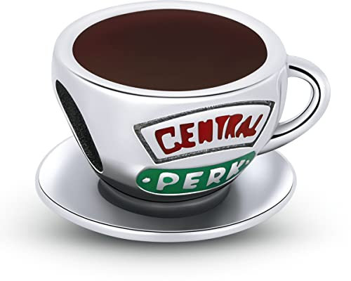 Coffee Cup Charm 925 Sterling Silver Charm Fits For Pandora Bracelet, European Charms Bracelet, Women Gift