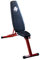 Best Fitness BFFID25 Klappbare verstellbare Bank, rot/schwarz