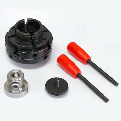 DiLiBee 4 Backenfutter Ø100mm Vierbackenfutter Drehbankfutter Drehbank Chuck Spannfutter für Drechselbank Drechselmesser selbstzentrierend