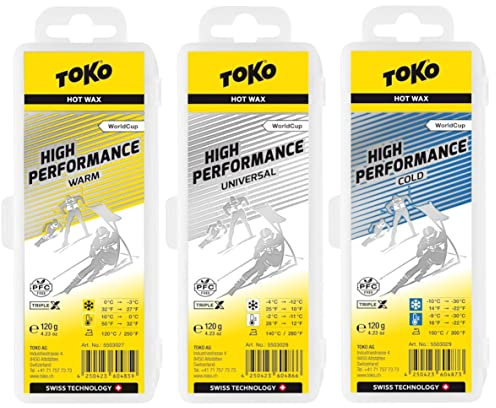 MARC TOKO Rennwachs-Set HIGH Performance, WARM-UNIVERSAL-Cold, 3 X 120g