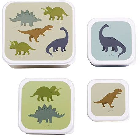 ALLC B.V.- Boite à collation Dinosauri Lunch Box per Bambini, Multicolore, 133-027-029