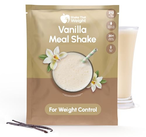 Shake That Weight Diet Shake - Vanilla Meal Replacement Plan for Weight Loss - Very Low-Calorie Diet - VLCD - High Protein, High Fibre, Gluten Free, Vegetarian