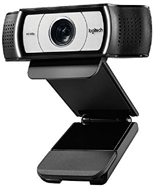 Logitech Webcam C930E 1080p HD 1920x1080 30fps Auto Focus Zoom With Micrphone USB 960-000972 (Renewed)