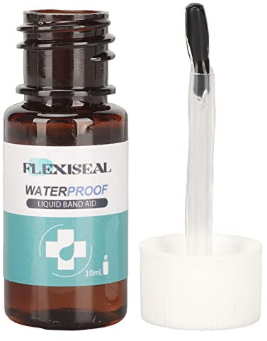 Benda Liquida da 10 Ml, colla Per La Pelle Impermeabile, colla Per Sigillare Le Ferite Barriera Protettiva Per La Pelle Benda Liquida Portatile Per La Pelle Piccoli Tagli E Ferite Guarigione dei Graff