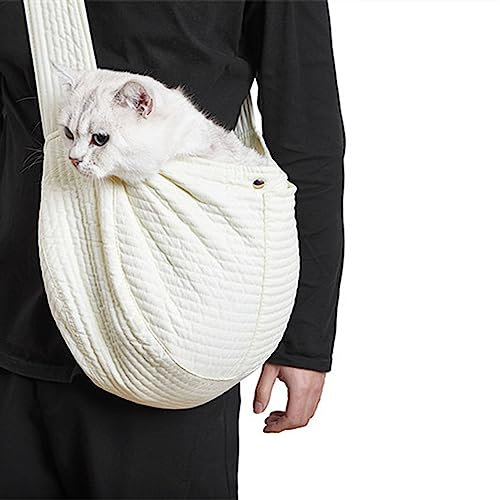 Porte-écharpe pour Chien de Compagnie pour Petits Chiens Porte-écharpe Réversible Mains Libres pour Chien et Chat Sac à Main Réversible pour Chiot, Convient pour Chiot, Petits Chiens(S:6-9lbs)