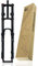 ZCXBHD DH Mountainbike Federgabel 26/27.5/29'' MTB-Luftgabel Federweg 160mm 1-1/8 Gerade Doppelkronen-Gabel Manuelles Lockout QR 9MM (Color : with Damping, Size : 27.5in)