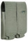 Tasmanian TT DBL Pistol Mag Pouch MKIII IRR robuste Magazin-Tasche für Zwei Pistolen-Magazine HK, Glock, SIG, Beretta M9 mit Klett-Verschluss und Molle System, Steingrau-Oliv IRR