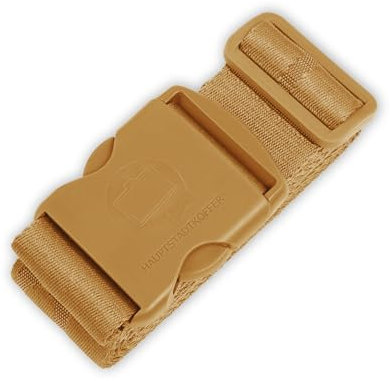 Hauptstadtkoffer - Koffergurt, 5 cm x 190 cm, Besonders Auffällig & Sicher, Gepäckband, Besonders Auffällig & Sicher, Luggage Strap für Koffer, Harvest Gold