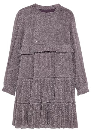 s.Oliver Gefüttertes Mesh-Kleid mit Glitzergarn