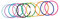 VICASKY 10 Stück Silikon Armbänder Gelee Armbänder Farbige Armbänder Gummi Armbänder Silikon Armbänder