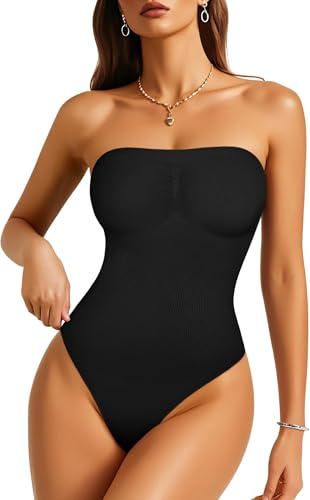 Gotoly Mujer Bodies Moldeadores Sin Tirantes Body Reductor Shapewear Adelgazante Body Shaper Control de Abdomen Bodysuit