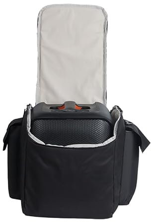 Speaker Carrying Case For JBL PartyBox Encore Essential Organizer Bag Protective Cover Travel Shell Pouch Sleeve Speaker Storage Bag with Shoulder Strap Speaker Storage Accessory
