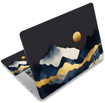 Laptop-Aufkleber, Aufkleber für 12 Zoll, 13 Zoll, 13,3 Zoll, 13,3 Zoll, 14 Zoll, 15 Zoll, 15,4 Zoll, 15,6 Zoll, 15,6 Zoll, Laptop, Netbook, Vinyl, Aufkleber für Notebook, PC (2 Handgelenkpolster im