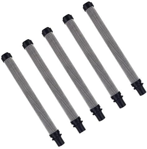 Wagner 5PCS Stainless Steel Mesh Airless Paint Spray Gun Filters, Push on Type Replacement