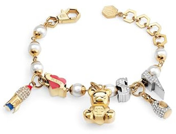 Philipp Plein Damen-Armband Edelstahl, recycelt, Edelstahl, recycelt 228 Farbstein One Size 89210679