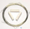 10 PCs 1st A .009 Banjo Strings Single Steel Plain Loop Plus 3 PCs Bone Nuts 30x6x9.0-9.0