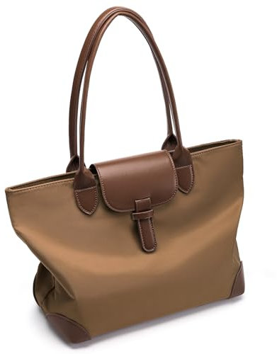 SENDEFN Handtasche Damen Groß Shopper Umhängetasche mit Reißverschluss, Taschen Groß Weiches Tote Bag für Frauen für Arbeit Büro Reisen Einkaufen Schule und Alltag