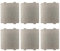 Mica Sheets for Microwave Ovens 6 PCS Microwave waveguide Cover,Universal Mica Guide Plates Sheet,Oven Repairing Part for All or Other Home Accessories,Guards Component(Size:6)