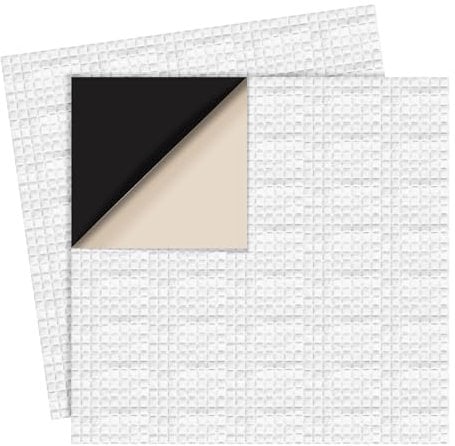 Lyreh 2 Stück Teichfolie Reparatur Flicken, 20x20cm Butylkautschuk Aluminiumfolie Teichfolie Flicken Set Selbstklebend Verdickt Naht für Gartenpool-Reparatur Dachschutz