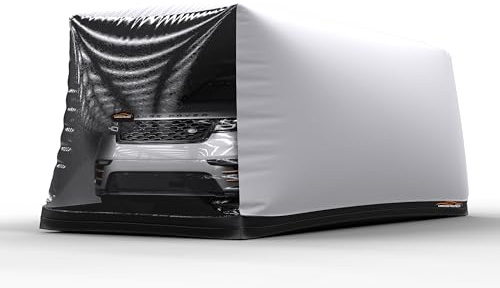 Bubble Car Capsule Outdoor Autoabdeckung – Aufblasbare Fertiggarage mit Wetterschutz & UV-Schutz| 5,2m x 2,1m x 2,1m (Größe SUV) | Für SUVs, Autos & Motorräder geeignet