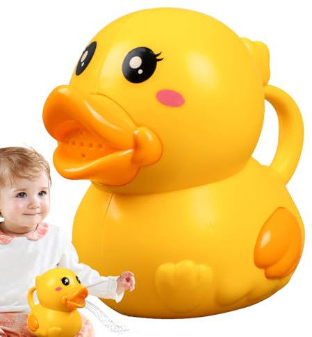 Arrosoir pour - Arrosoir-Jouet Design Canard Jaune,Récipient Canard Jaune avec Buse, Cruche et Seau pour Jardin, Fleurs, Salle de Bain, Plage et Jardinage d'Intérieur