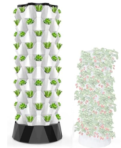 HSSMEUR Hydroponics Growing Soilless Culture Growing Kit,Aquaponics Grow Aeroponics Growing Kit,for Fruits and Vegetables(170cm)