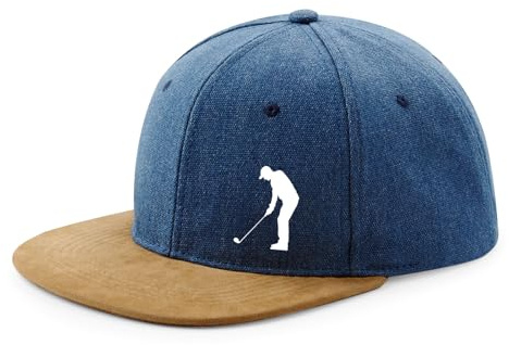 Huuraa Cappy Mütze Golf Silhouette Geschenk | Baseballkappe Basecap Kappe Geschenkidee Unisex Baseball Cap