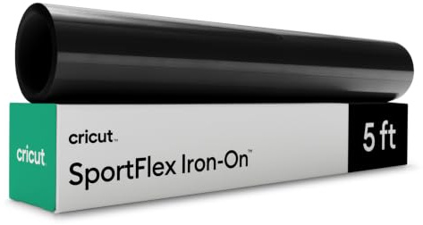 Cricut SportFlex™ Iron-On Vinyl, 1.5 m (5 ft) | HTV Heat Transfer Vinyl for Sportswear