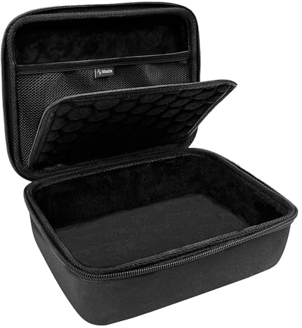 Musiin Custom Audio Interface Case Compatible with Apogee Symphony Desktop, EVA Hard Shell with Dual Zippers, Mesh Pocket & Handle, Protective Storage for Studio Recording, Live Show & Travel Bag