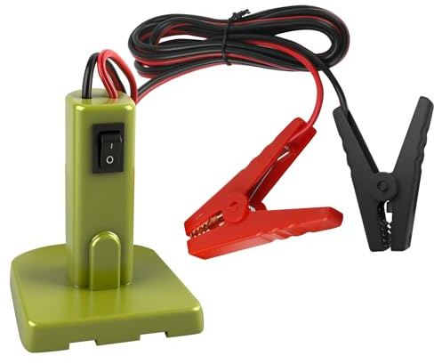 TALOEYH - Car Jump Starter Adapter Compatible with Ryboi 18V Battery, 12AWG 6FT Cable Convert to Jumper Starter Automotive Booster, Portable Jump Kit Cable for Cars Trucks Vehicles (NO Battery)