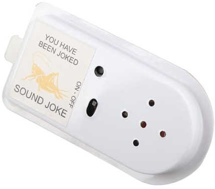 Haofy Grillen-Sound-Streichspielzeug, Kompakter Geräuschmacher mit Automatischer Abschaltung, Lustiges für und Freunde (White)