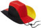 Idena 950783 - Cowboy Hut Deutschland Universalgröße, schwarz / rot / gelb