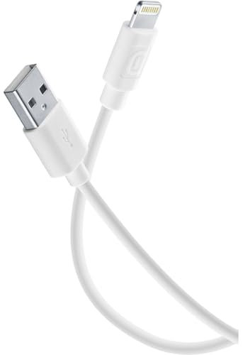 Cellular Line Cavo Connettore Lightning/USB per iPhone 5/5C/5S, Bianco