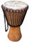 Afrikanische Djembé-Trommel, 28 cm Fell-Durchmesser, inkl. Schlagzeugfell