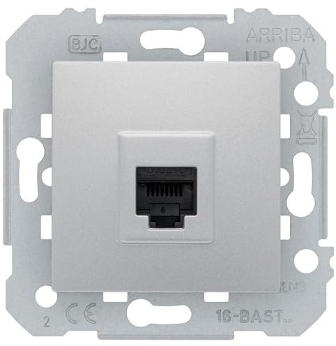 Prise RJ45 Silver Siemens DELTA VIVA