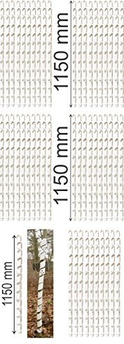 EXCOLO Baumschutzspirale 50er Set, 115 cm lang, weiß, PET-Folie, witterungsbeständig, Flexibler Baumstammschutz, Verbissschutz, Rindenschutz, Fraßschutz, langlebig, Made in Germany