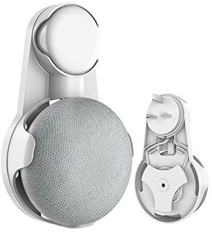 Cozycase Wall Mount for Google Home Mini, Nest Mini, Holder stand Google Home Mini (White)
