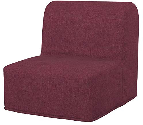 Soferia Sesselschoner Kompatibel Mit Lycksele Sessel Sesselbezug Sesselüberzug Sesselhusse Cover Wasserabweisend Fleckschutz Softi Rot Bordeaux