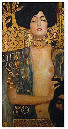 JUNIWORDS Poster, Gustav Klimt, Judith mit dem Haupt des Holofernes, 30 x 60 cm