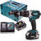 Makita DHP458Z 18V Cordless Combi Drill with 2 x 3Ah Batteries, Charger & Case