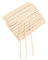 tao pipe 100 Stücke Holz Sticks Doppelseitig Nail Art Multifunktional Nagelhautschieber Orange Wood Sticks Cuticle Pusher Remover Pedicure Manicure Tool Pediküre Werkzeug