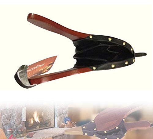 NANANA Blasebalg für Kamin und Grill, Hölzerner Kamin Balg-manuelles Luftgebläse aus Holz Kamingebläse Handgebläse Kaminzubehör Gebläse Grillwerkzeug,40x18cm