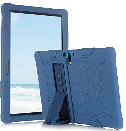 AKNICI 10 Pulgadas Fundas para Tablets JUSYEA J5/MEBERRY M7/AOYODKG A22, Ajuste de Múltiples Ángulos, Anticolisión, Función Soporte, JUSYEA J5/MEBERRY M7/AOYODKG A22 Tablets Funda de Silicona, Azul