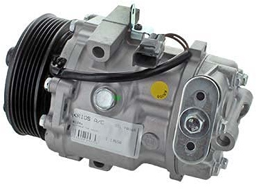 MEAT & DORIA A/C Kompressor für Klimaanlage Klimakompressor mit ID: 6V12 mit 110mm Riemenscheibe Kompatibel mit FIAT GRANDE PUNTO 199 50541345 51803075 71797319 K11355R