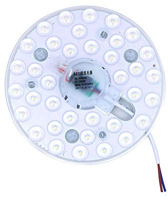 DollaTek 220V 18W 6500K círculo LED lámpara de Techo Tablero de lámpara de Repuesto