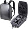 PONYRC Tragbare Hartschale für DJI FPV Combo Drohne, wasserdichte stoßfeste Rucksacktasche für DJI FPV Racing Drohne, Goggles V2, Remote Controller 2, Motion Controller, Batterie & Zubehör