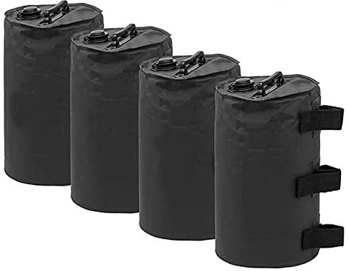 WUHNGD Lot de 4 sacs de poids robustes pour auvent de tente, pieds de tonnelle et pare-soleil
