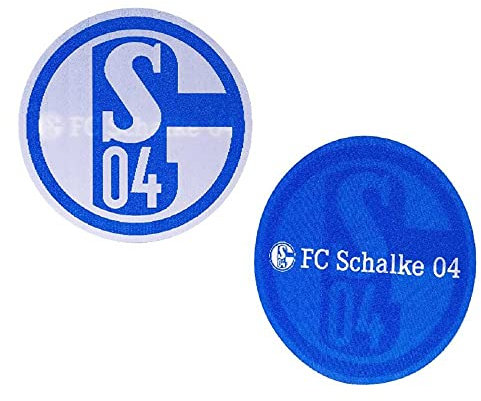 FC Schalke 04 Aufkleber Lentikular 1 - Logo & Schriftzug - blau S04 Autoaufkleber mit Wechselbild - Plus Lesezeichen I Love Gelsenkirchen