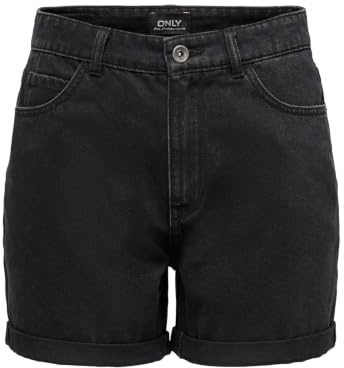 ONLY Female Jeans-Shorts ONLVEGA Hohe Taille Normal geschnitten Shorts | Denim shorts