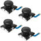 Lot de 4 joysticks analogiques de rechange 3D avec 4 coques et 4 vis pour manette Nintendo Switch Joy Con